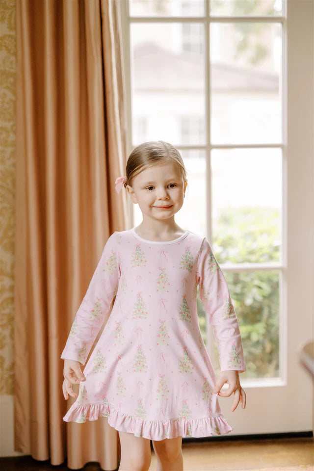 Pink Tinsel Gown