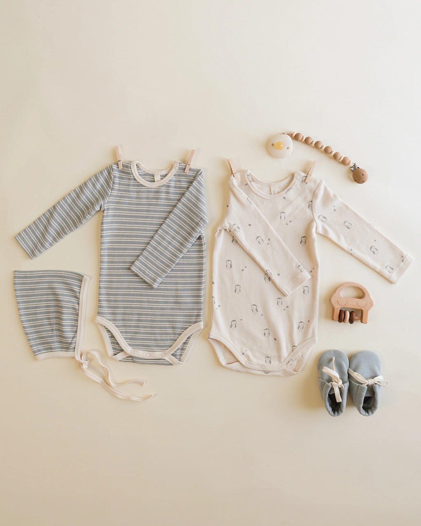 Ribbed Bodysuit 2pk