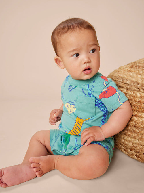 Pocket Shortie Baby Romper