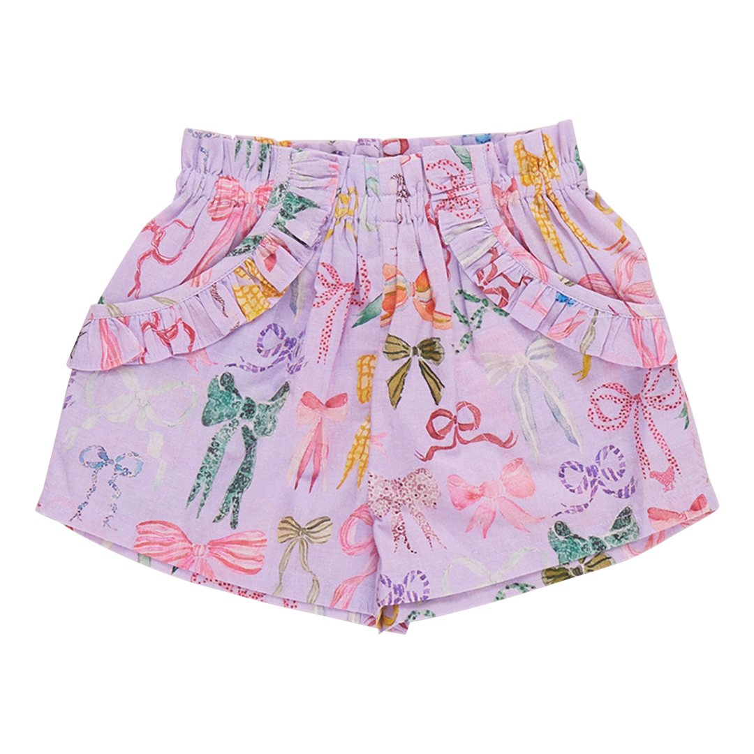 Ruffle Theodore Short