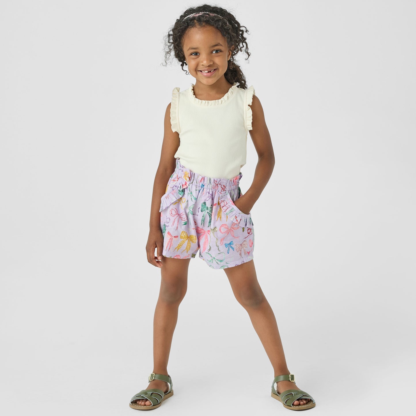 Ruffle Theodore Short