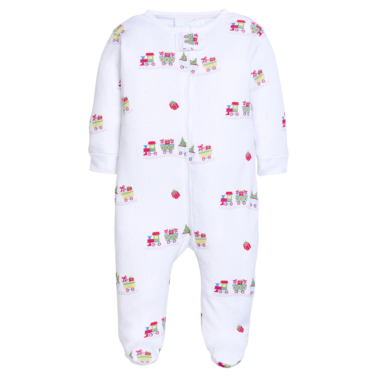Train Zippered Footie