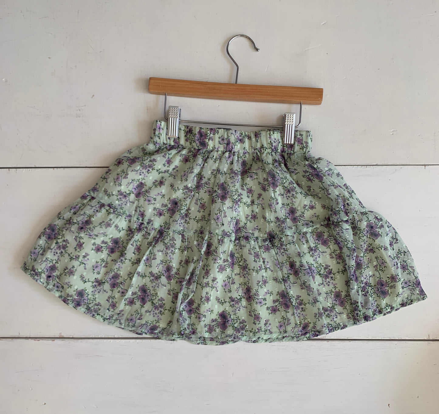 Dobby Flower Skirt