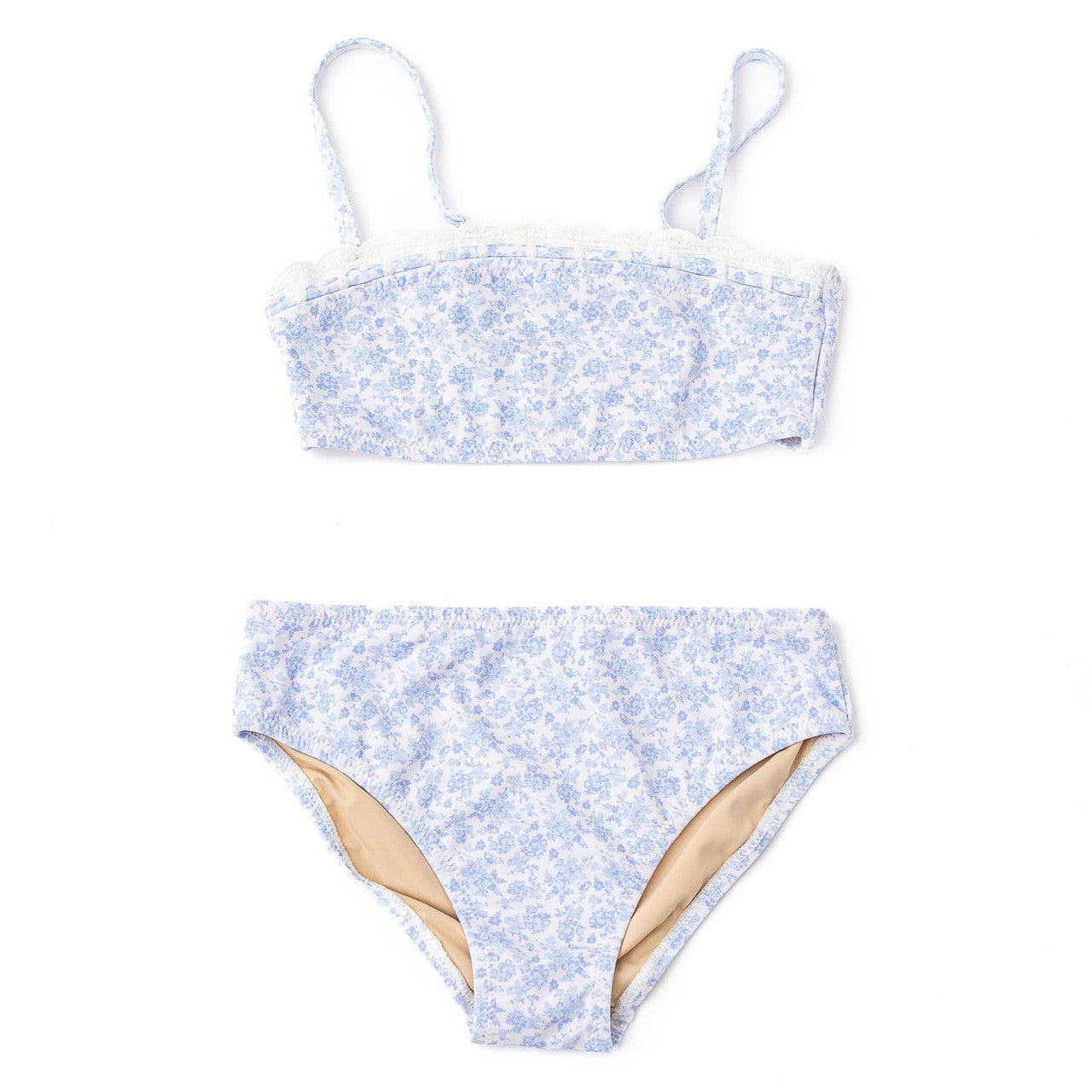 Crochet Trim Swimsuit