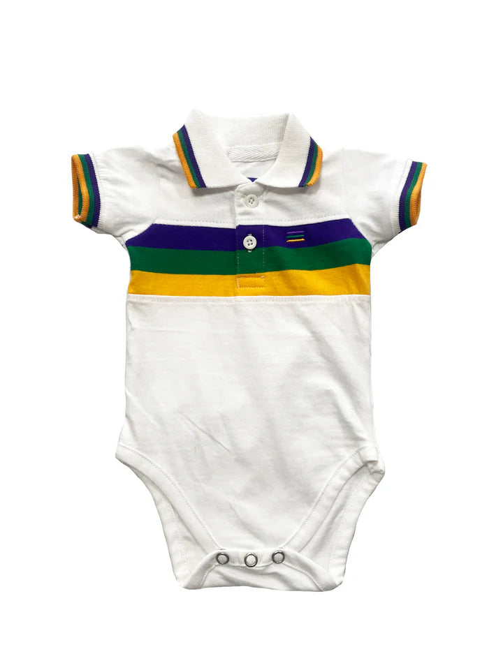 M/G Chest Stripe S/S Onesie