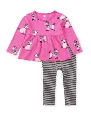 Peplum Top & Pants Baby Set