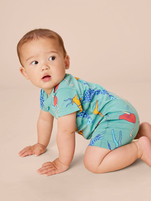 Pocket Shortie Baby Romper