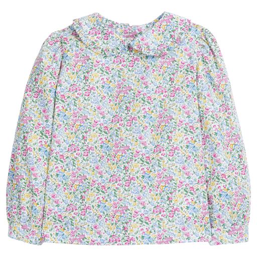 Ruffled Peter Pan Blouse