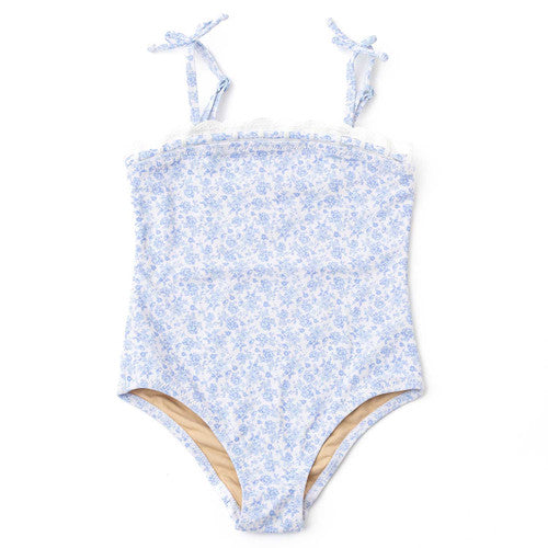 Crochet Trim Swimsuit