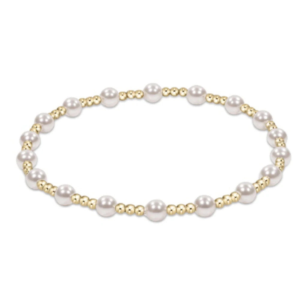 Classic Sincerity Pattern Bead Bracelet