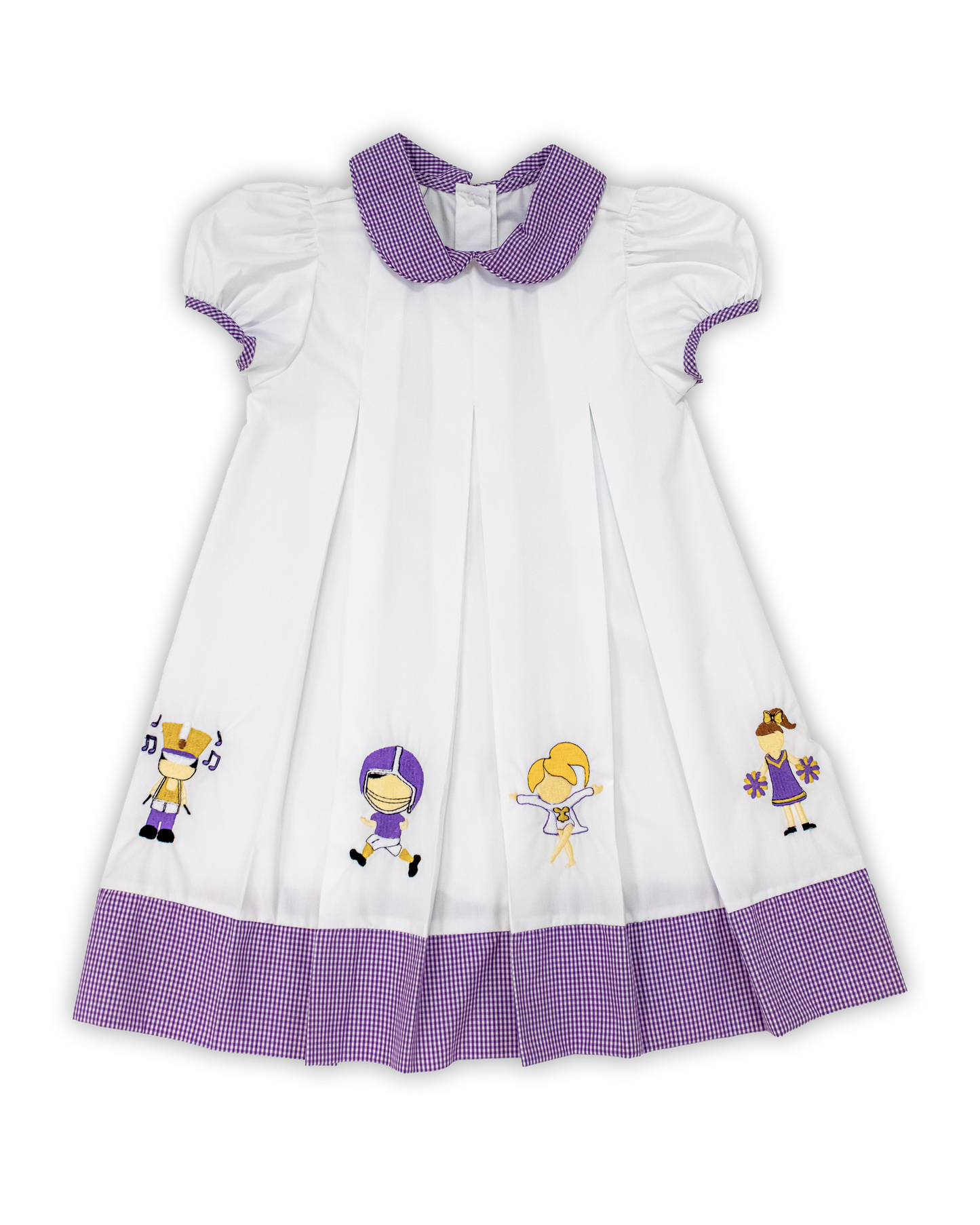 LSU Spirit Pleat Dress