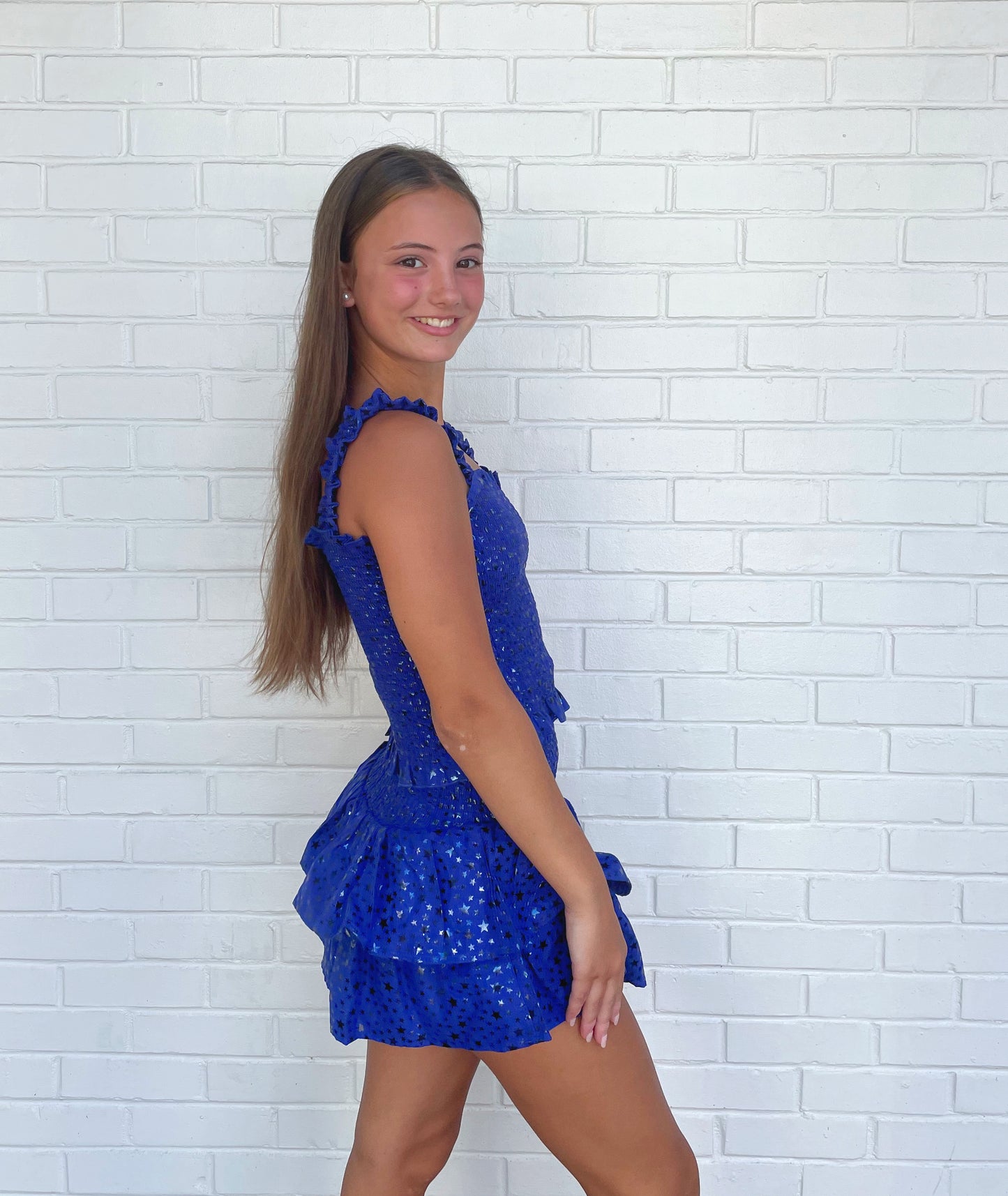 Star Smocked Skirt