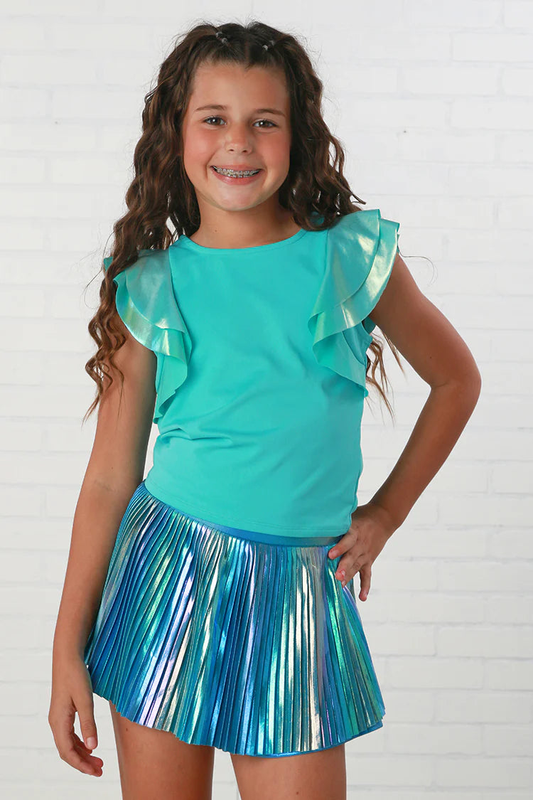 Flutter Sleeve Top