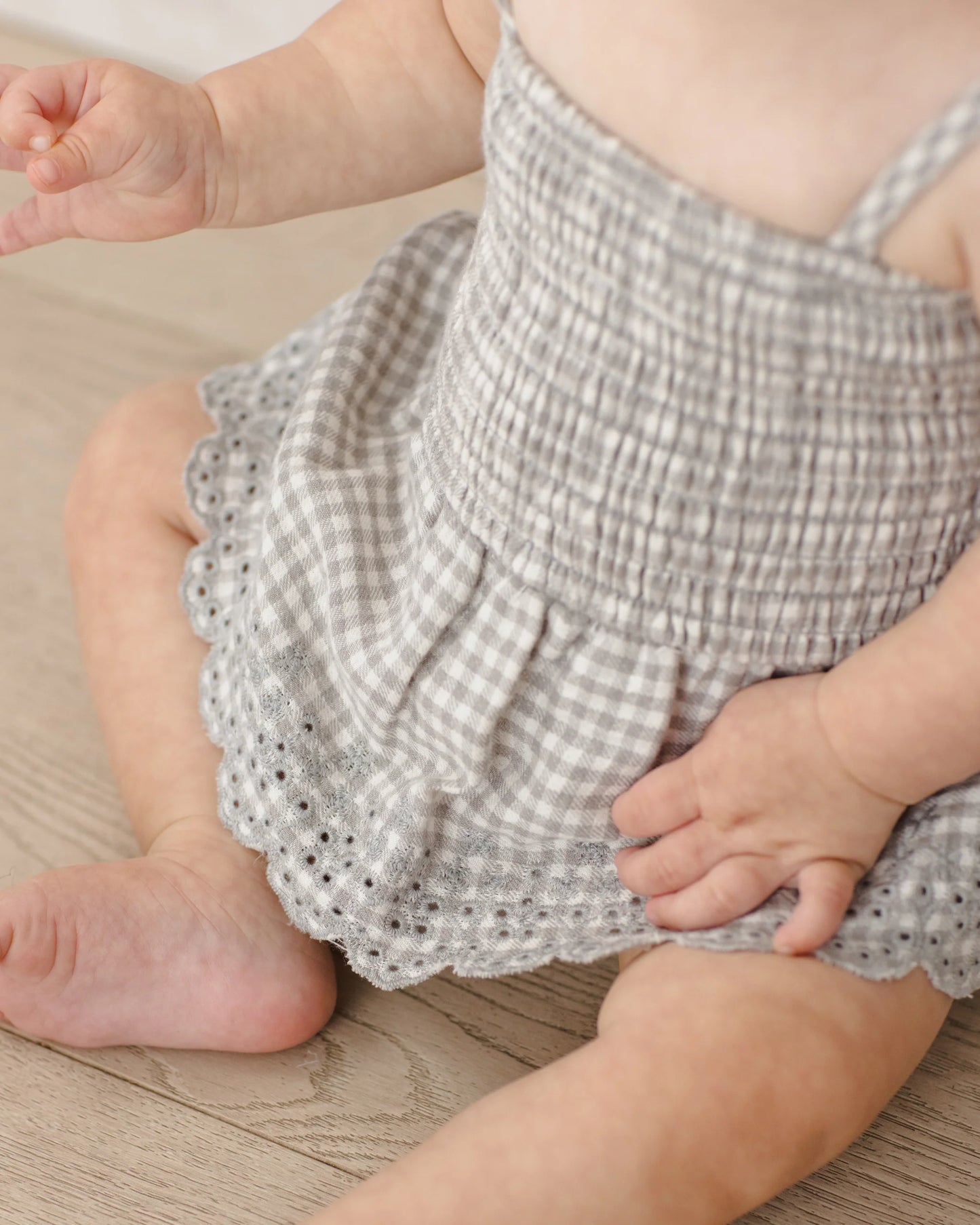 Smocked Skirted Romper