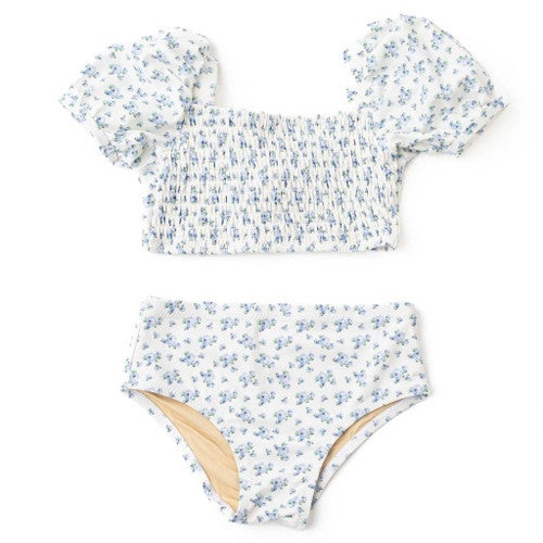 2 pc Smocked Puff Bikini