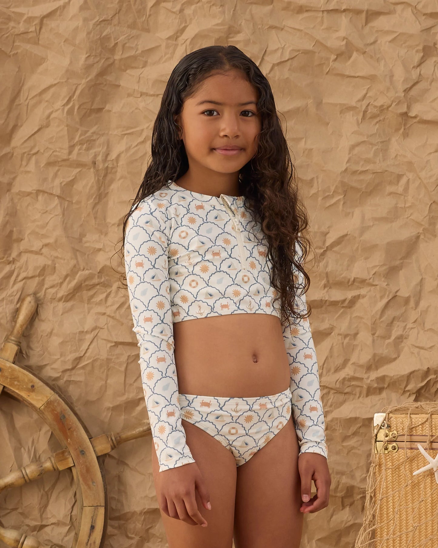 Crop Rashguard Set