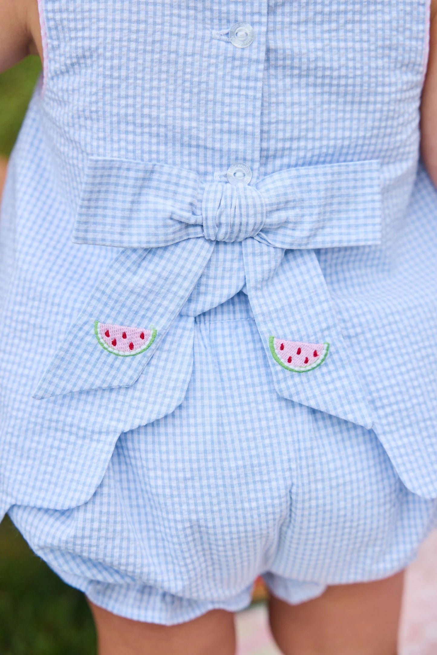 Bow Back Bloomer Set