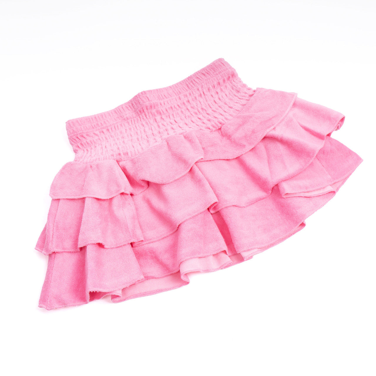 Smocked Terry Skirt
