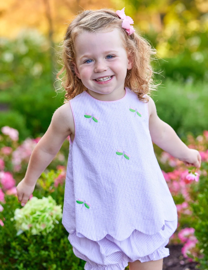 Bow Back Bloomer Set