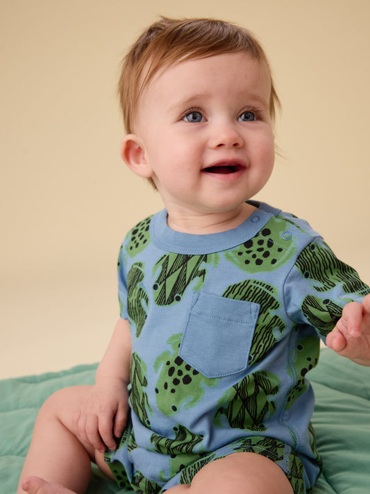 Pocket Shortie Baby Romper