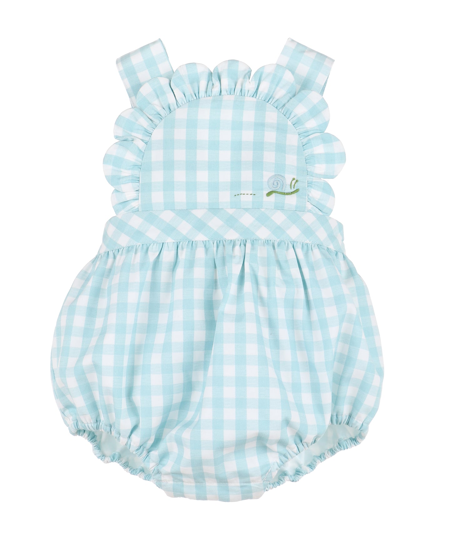 Azure Stroller Ruffle Sunsuit