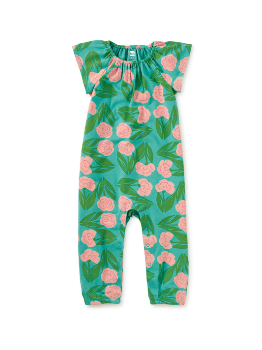 Tulip Sleeve Baby Romper