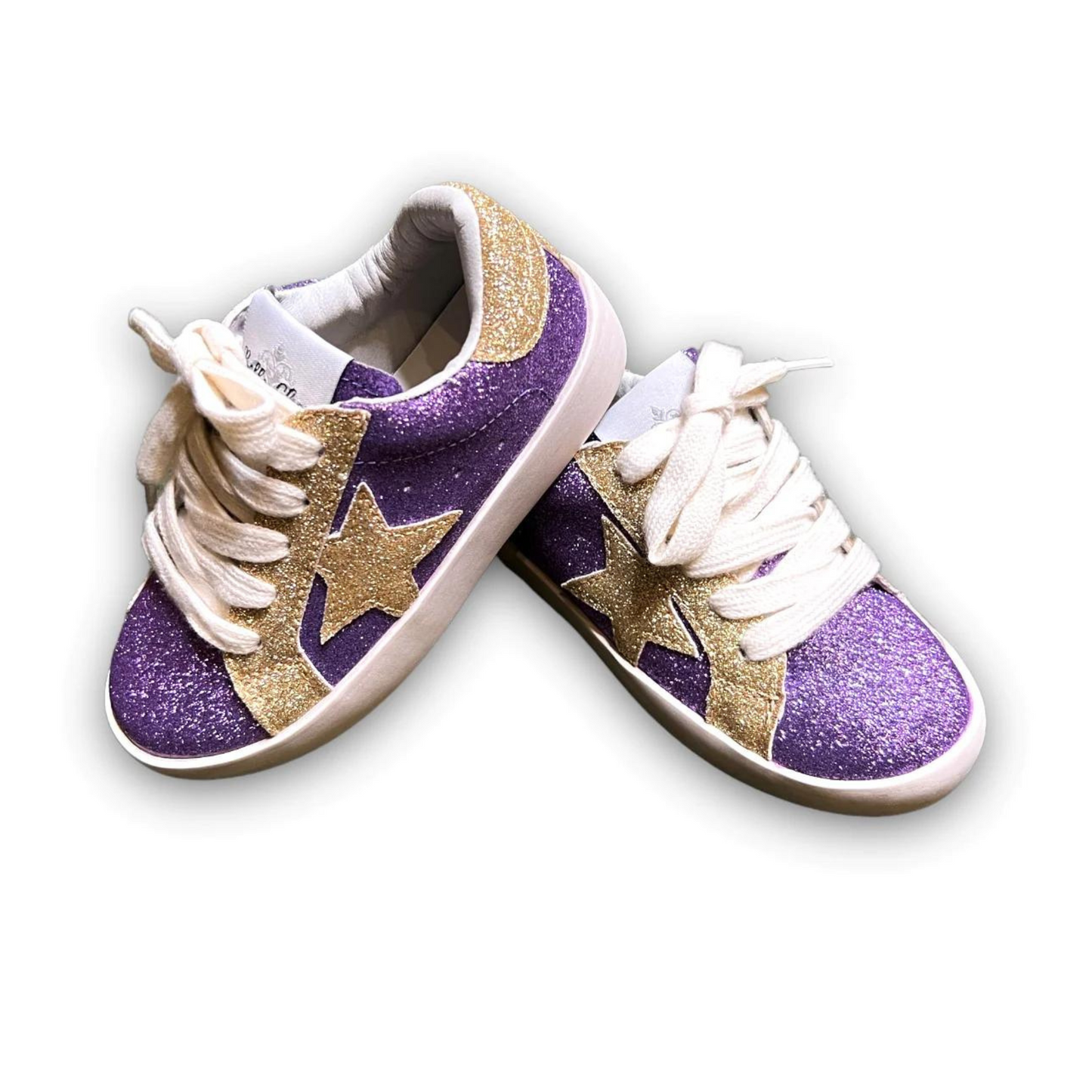Purple and Gold Sneaker