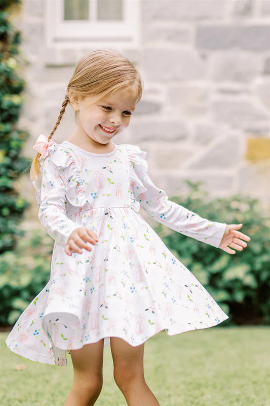 L/S En Point Twirl Dress