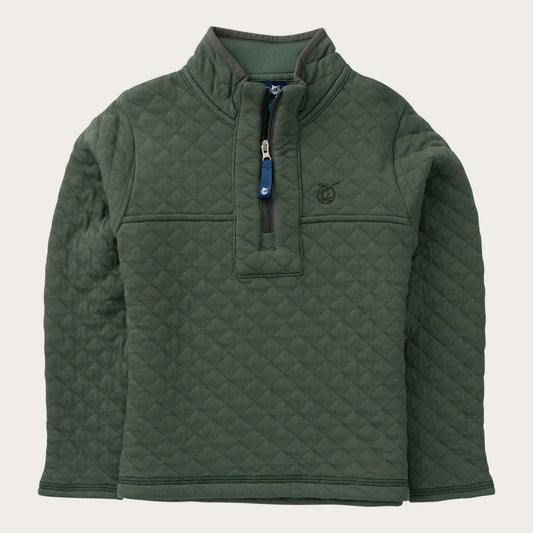 Quilted Zip Pullover