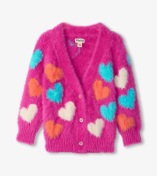 Jumbo Hearts Cardigan