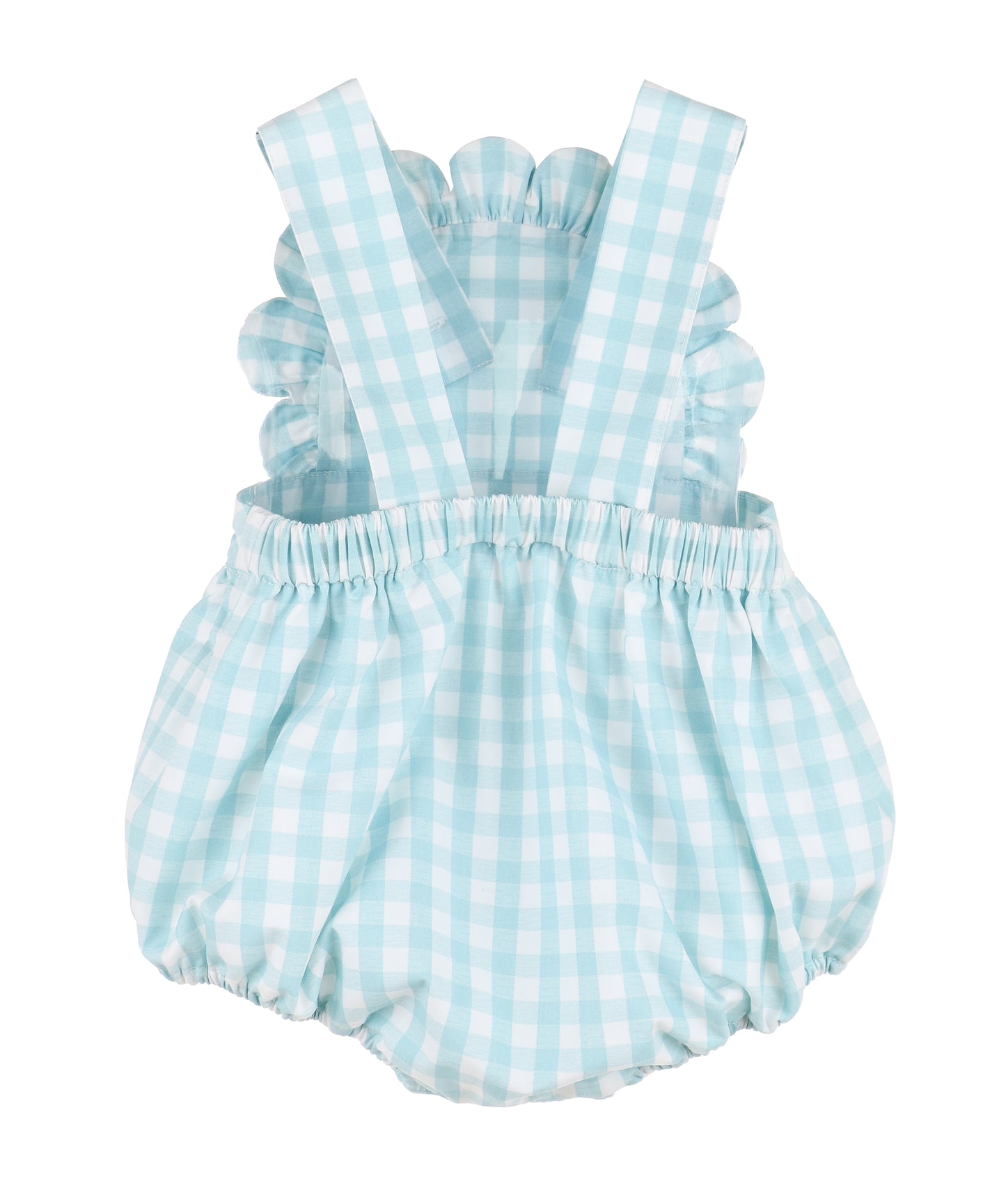 Azure Stroller Ruffle Sunsuit