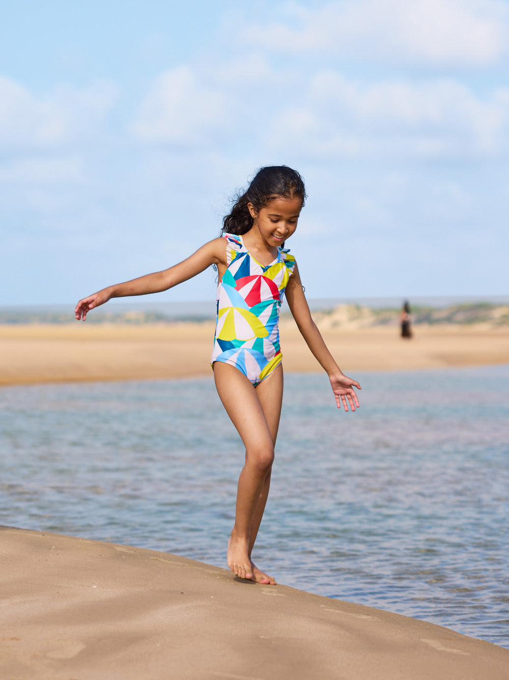 Ruffle One-Piece Swimsuit