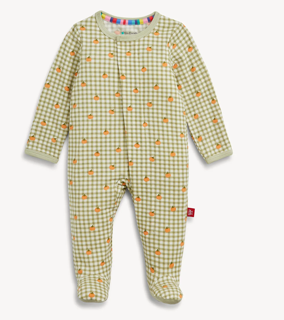 Pumpkin Plaid Modal Conv Coverall
