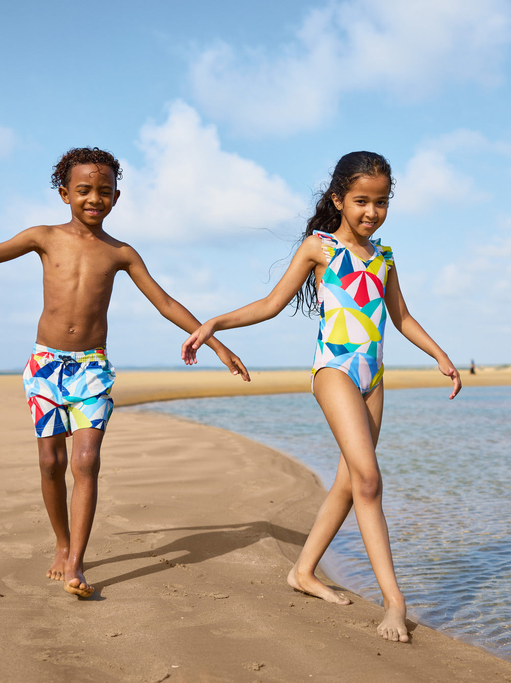 Ruffle One-Piece Swimsuit