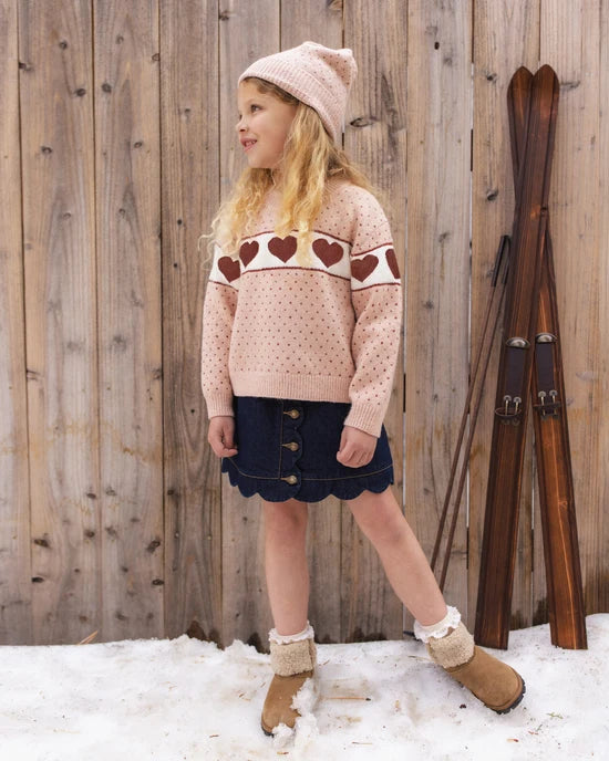 Scallop Mini Skirt