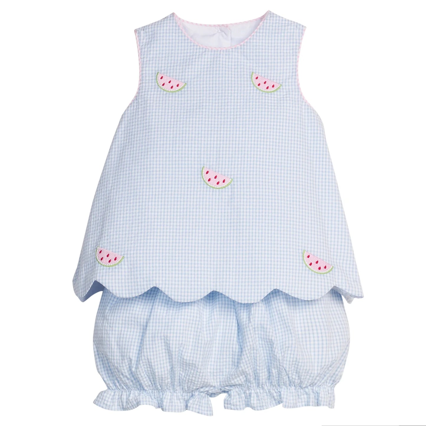 Bow Back Bloomer Set
