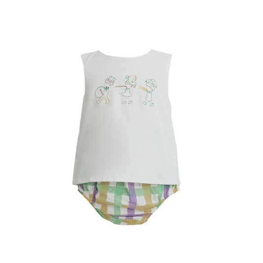 Ellis Marching Band Diaper Set