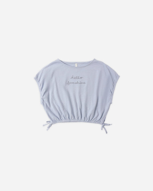 Cropped Cinch Tee