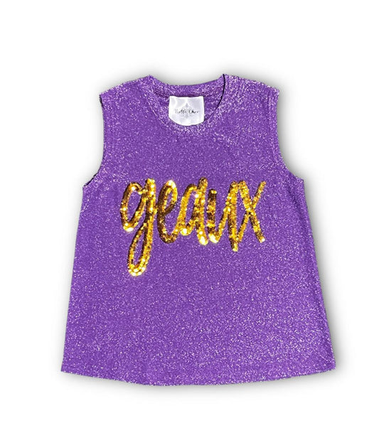 Geaux Glitter Tank