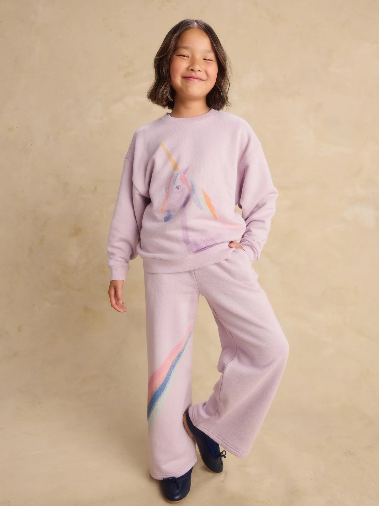 Wide Leg Terry Pants