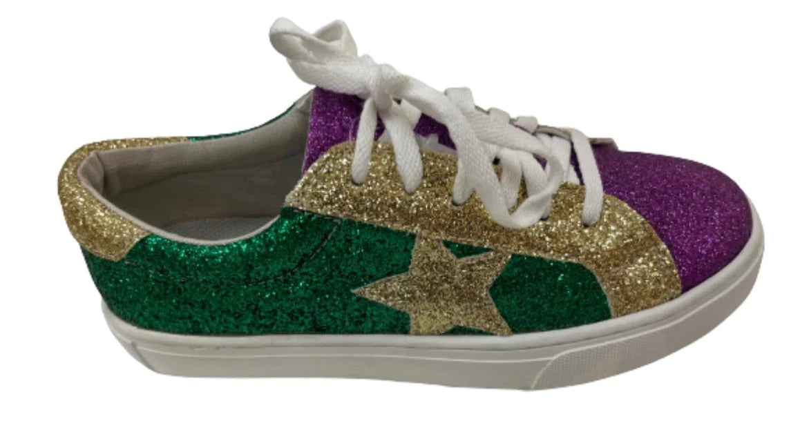 Mardi Gras Star Shoes