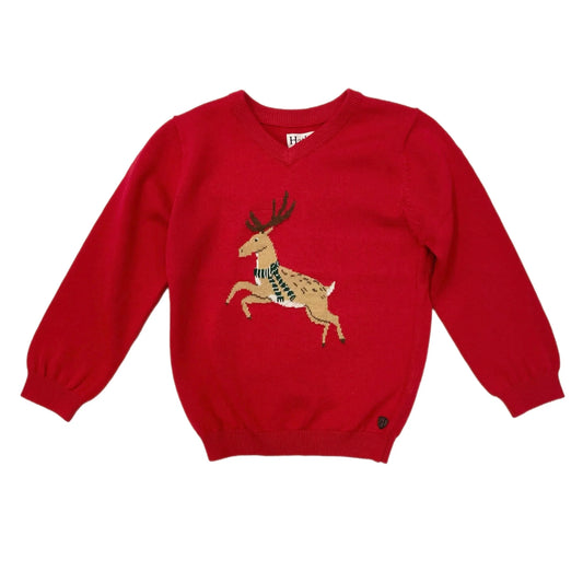 Deer V-Neck Sweater