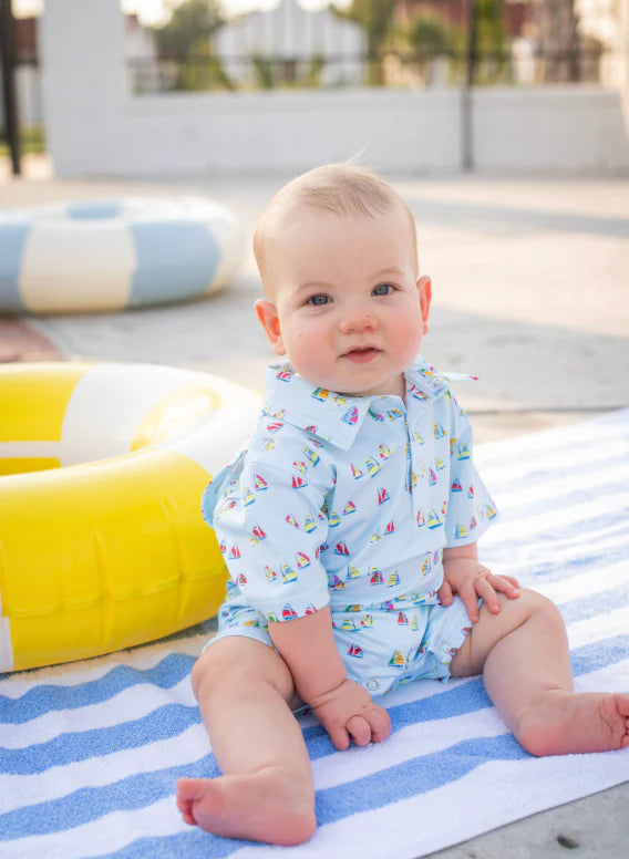 Polo Short Sleeve Romper