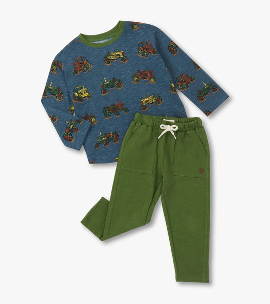 Landscape Tractor Tee &  Pant Set