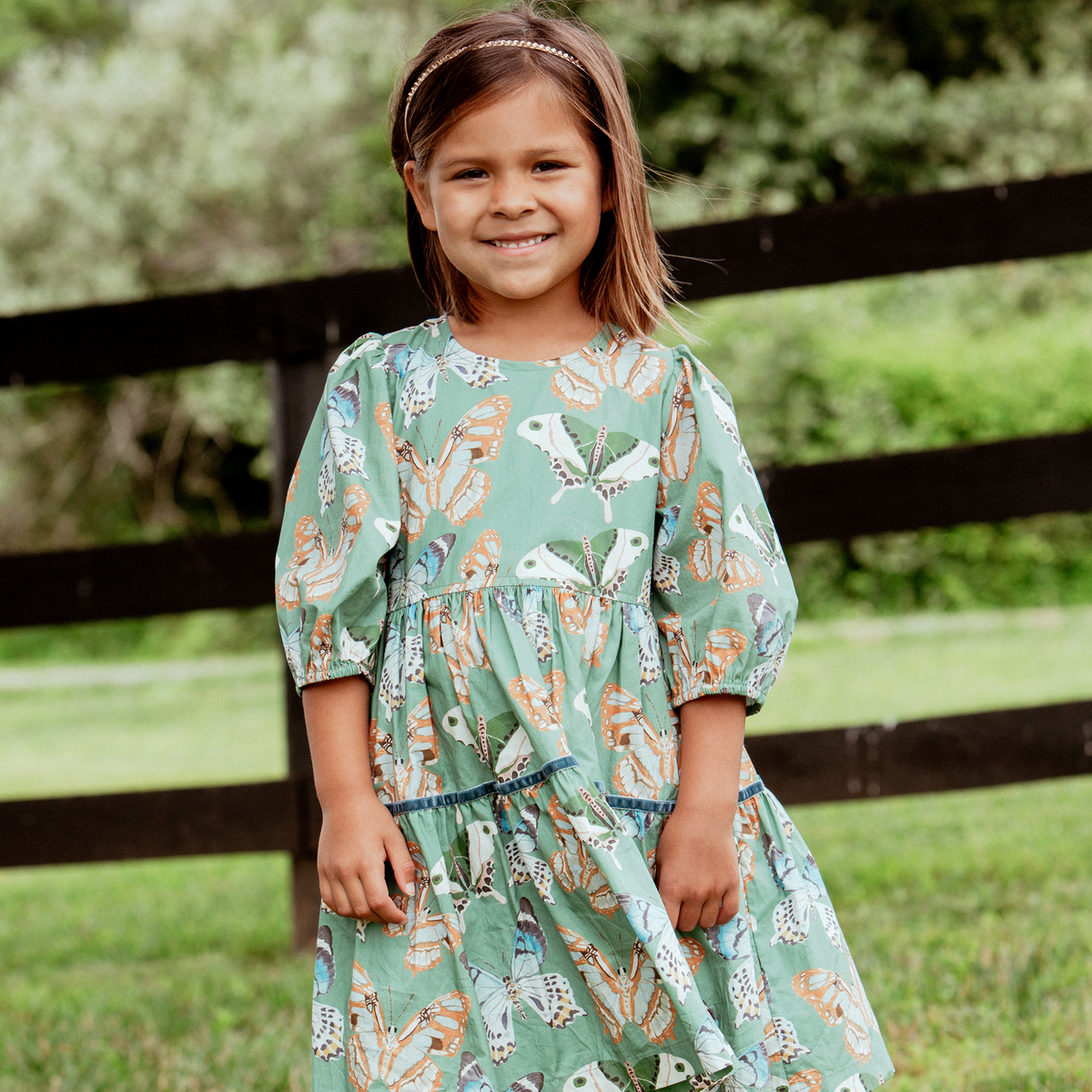 Maribelle Dress – Grn Butterflies