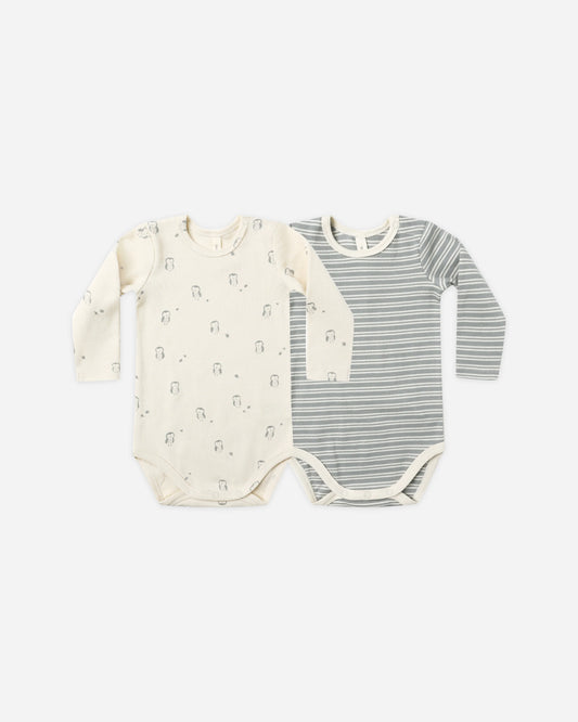 Ribbed Bodysuit 2pk