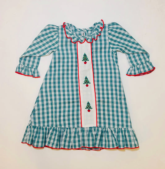 Emb Christmas Tree Gown