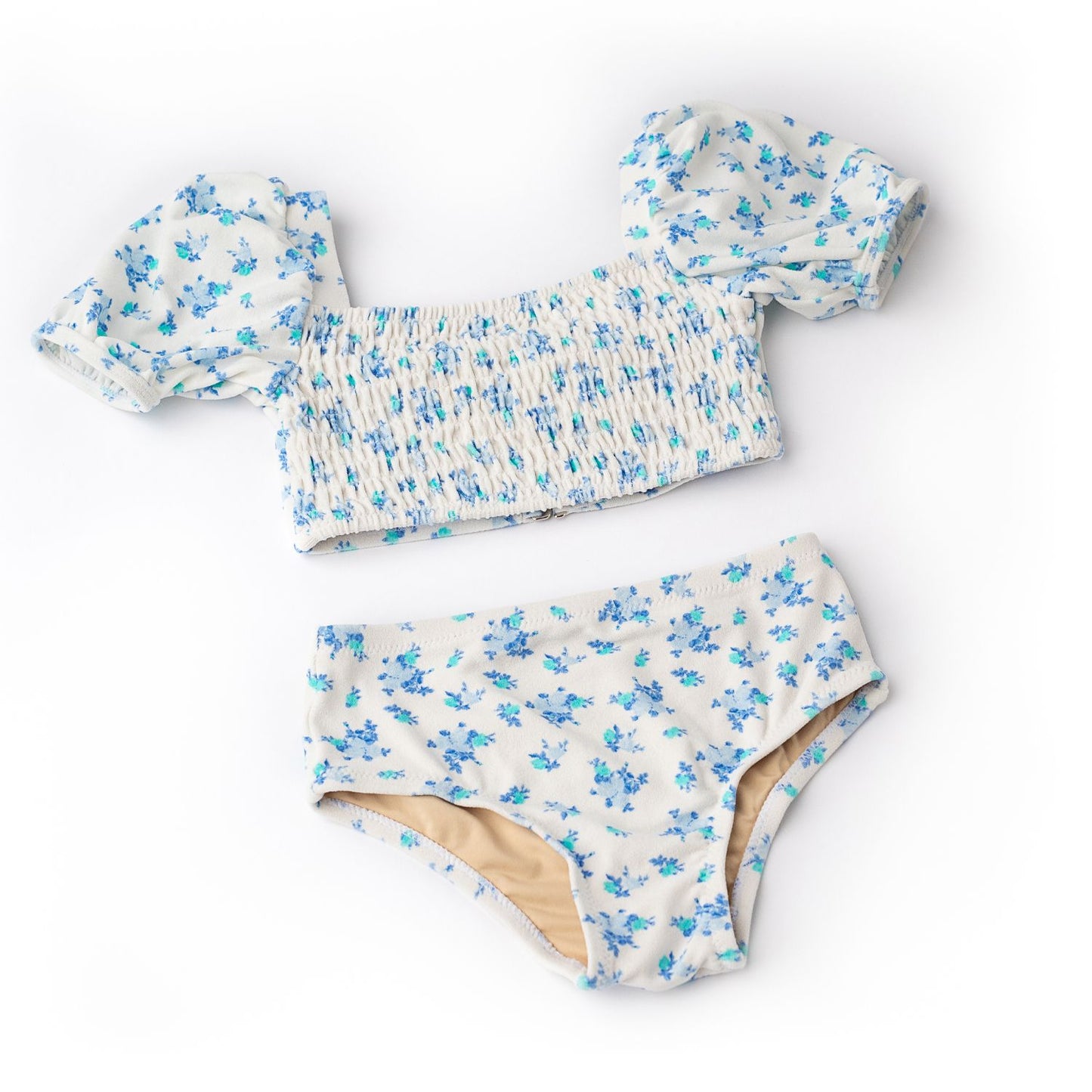 2 pc Smocked Puff Bikini