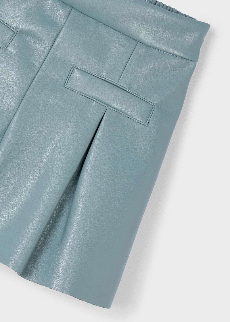Leatherette Shorts