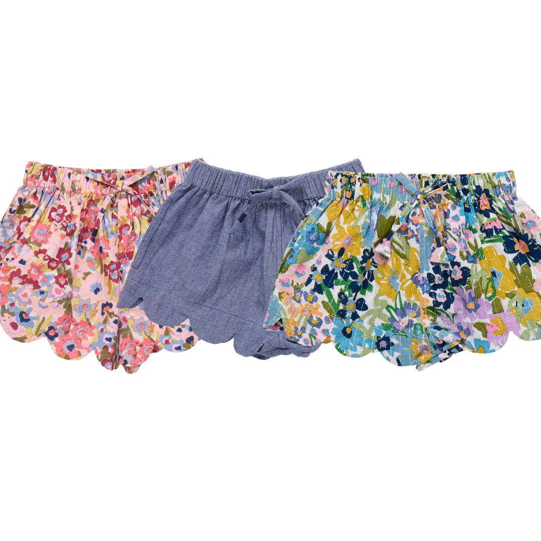 Girls Scallop Short